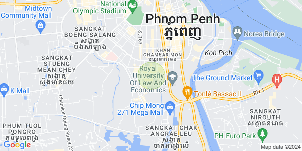 Mapa: Toul Tum Poung 1, Chamkarmon, Phnom Penh