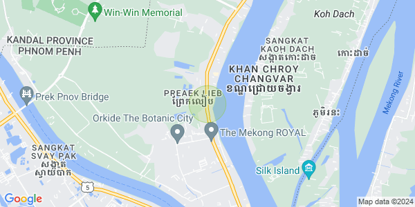 チュロイ・チャンバー, プノンペンの地図