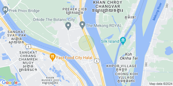 Map of Borey The Mekong Royal