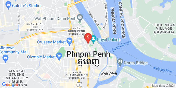 Mapa: Yukanthor 19 Preah Ang, Chey Chumneah, Daun Penh, Phnom Penh