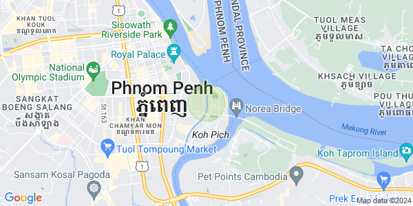 แผนที่ โตนเลบาสัก, จัมการมอน, พนมเปญ