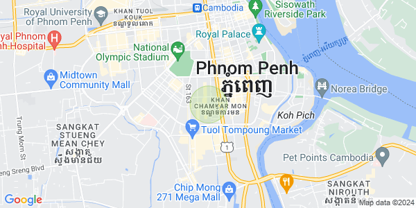 แผนที่ บีเคเค 2, บึงเกงกอง, พนมเปญ
