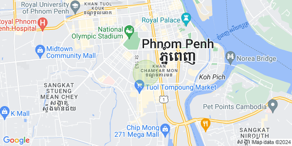 Toul Svay Prey 2镇, 波哥堪, 金边地图