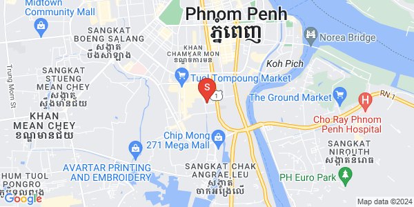 Mapa: Boeung Trabek, Chamkarmon, Phnom Penh