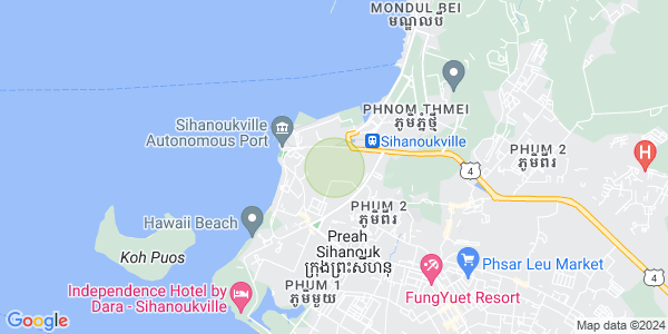 Mapa: Sangkat Muoy, Sihanoukville