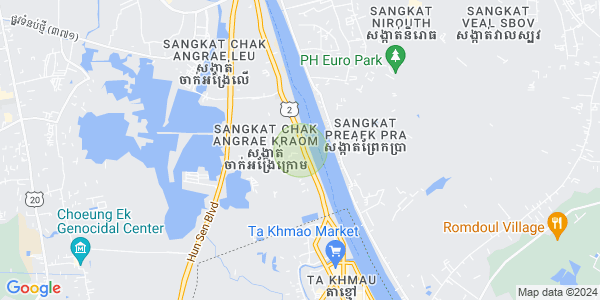 Carte de Chak Angrae Kraom, Meanchey, Phnom Penh