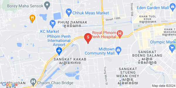 Mapa: Kakap, Por Sen Chey, Phnom Penh