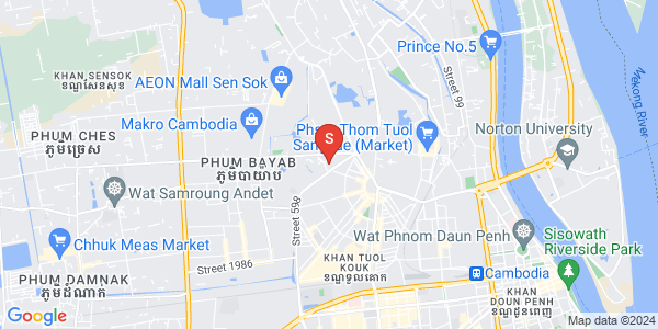 Mapa: Phnom Penh Thmey, Sen Sok, Phnom Penh