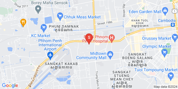 Map of Tuek Thla, Sen Sok, Phnom Penh