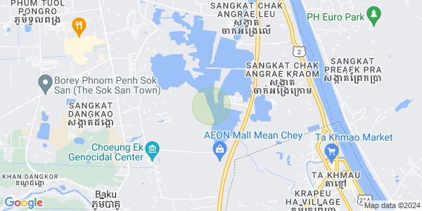 Map of Dangkao, Phnom Penh