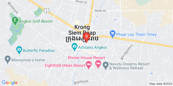 Sala Kamraeuk县, 暹粒地图