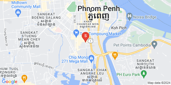 Mapa: Toul Tum Poung 2, Chamkarmon, Phnom Penh