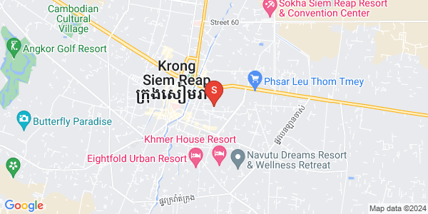Sala Kamraeuk县, 暹粒地图
