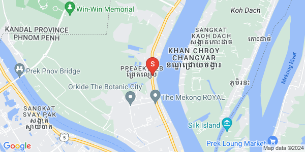 普莱克·里布, 水净华区, 金边地图