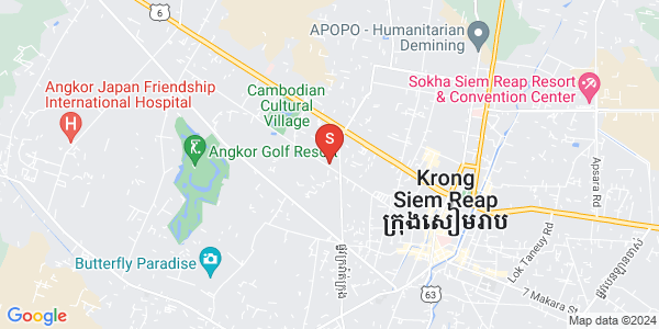 Svay Dangkum구역, 씨엠립 지도