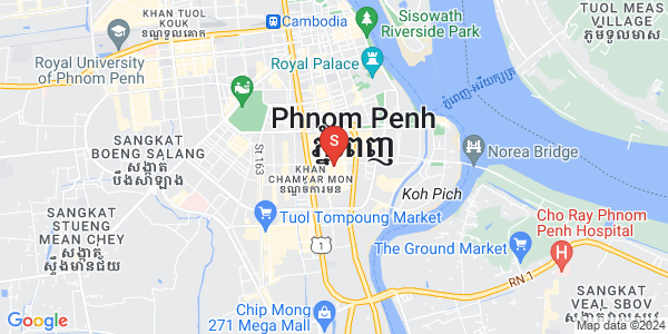 Map of BKK 1, Boeng Keng Kang, Phnom Penh