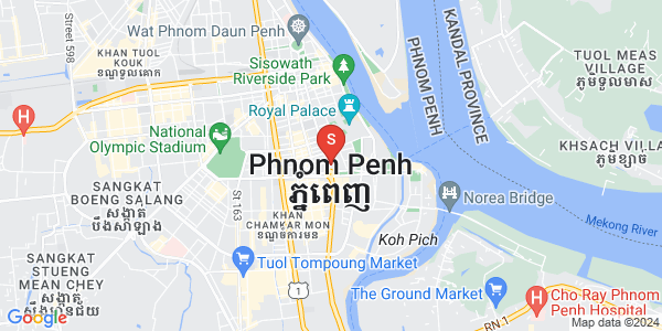 Mapa: Chakto Mukh, Daun Penh, Phnom Penh