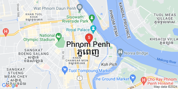 Mapa: Chakto Mukh, Daun Penh, Phnom Penh