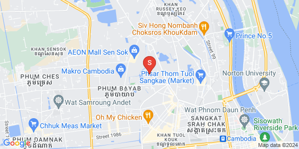 Mapa: Borey Peng Huoth : The Star Quateria