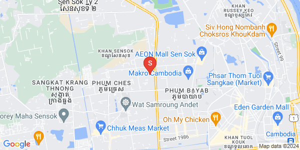 Mapa: Sen Sok Town