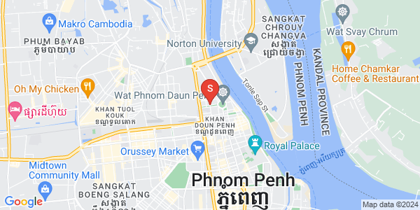 사팔만구역, 룽볜구, 프놈펜 지도