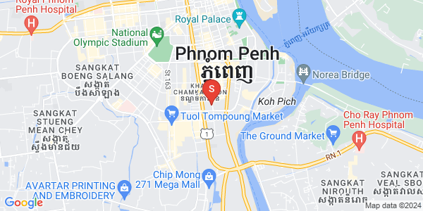 万景岗1分区（BKK1), 波哥堪, 金边地图