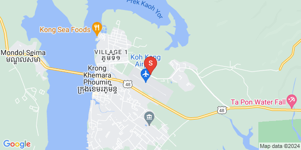 Map of 10, Smach Mean Chey, Khemara Phoumin, Koh Kong