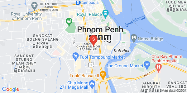 Mapa: BKK 1, Boeng Keng Kang, Phnom Penh