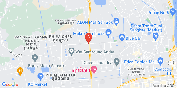 Mapa: Phnom Penh Thmey, Sen Sok, Phnom Penh