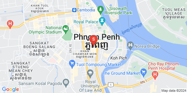 Map of BKK 1, Boeng Keng Kang, Phnom Penh