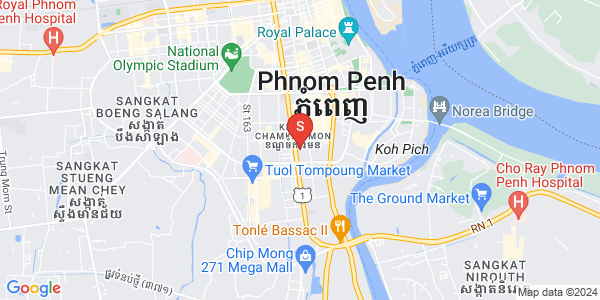 Map of BKK 1, Boeng Keng Kang, Phnom Penh