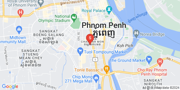 Mapa: BKK 3, Boeng Keng Kang, Phnom Penh