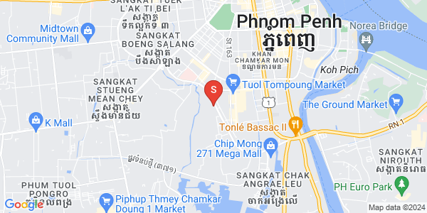 Boeung Tumpun分区, 棉芷区, 金边地图