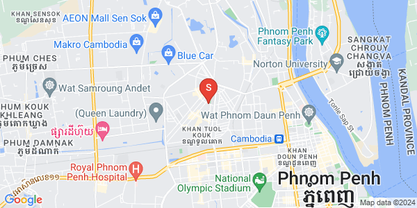 แผนที่ บึงกัก 1, ตuolโกก, พนมเปญ