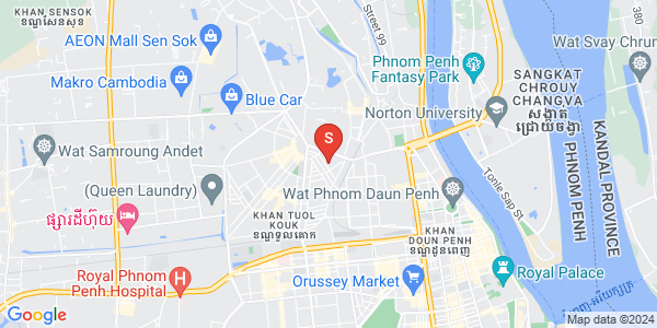 Mapa: Boeung Kak 2, Toul Kork, Phnom Penh