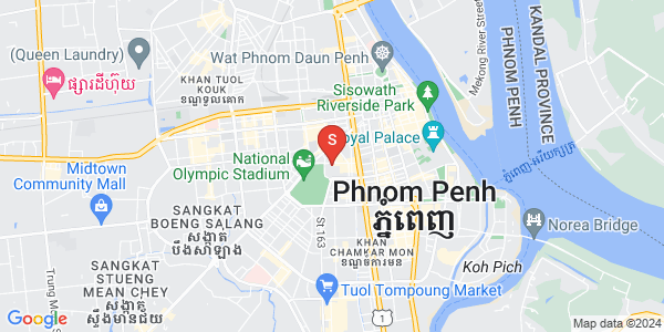 Boeung Prolit구역, 마카라구, 프놈펜 지도