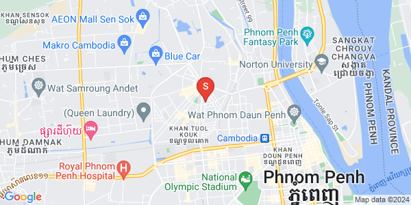 แผนที่ บึงกัก 1, ตuolโกก, พนมเปญ