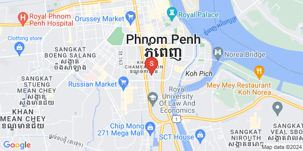 万景岗1分区（BKK1), 波哥堪, 金边地图