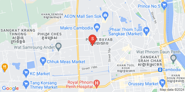 Mapa: Phnom Penh Thmey, Sen Sok, Phnom Penh