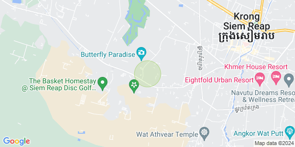 Map of Svay Dankum, Siem Reap