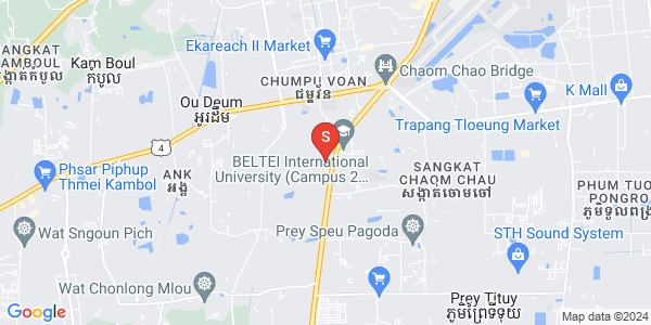 Map of 25, Phleung Chheh Roteh, Kamboul, Phnom Penh