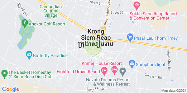 Svay Dangkum分区, 暹粒地图
