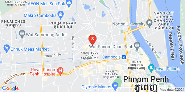 แผนที่ บึงกัก 2, ตวลโคก, พนมเปญ