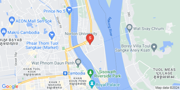 Map of Chroy Changvar, Phnom Penh