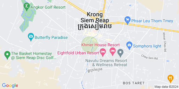Sala Kamraeuk县, 暹粒地图
