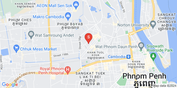แผนที่ บึงกัก 2, ตวลโคก, พนมเปญ