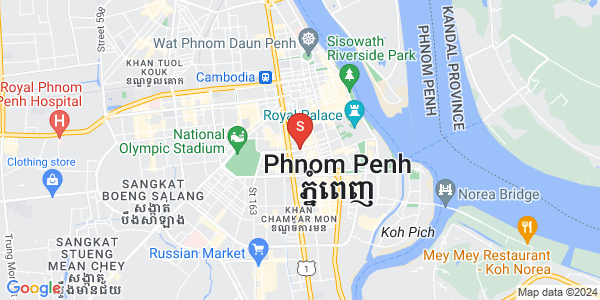 Mapa: Boeng Reang, Daun Penh, Phnom Penh