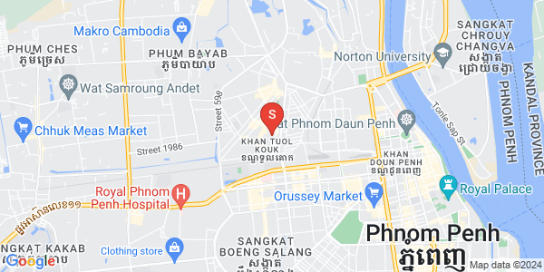 万谷湖1分区, 堆谷区, 金边地图