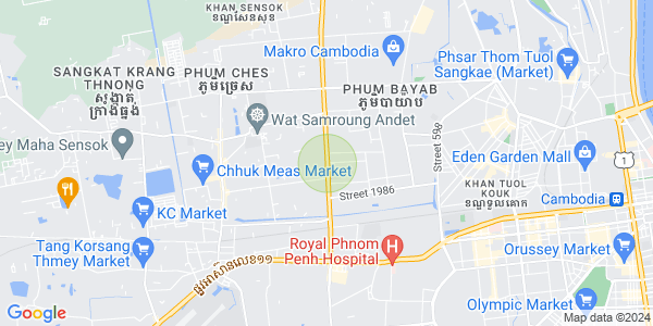 แผนที่ ขมวญ, แซนสก, พนมเปญ