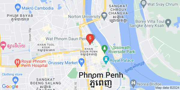 แผนที่ ผสาร์กันดาล 2, ดวนป็ญ, พนมเปญ